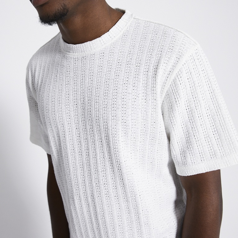 Knit tee "Timon" Off white